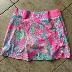 Lilly Pulitzer Vibrant Pink Floral Skirt